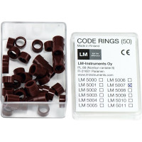 Codierringe - Packung 50 Stück braun - LM5007