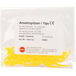 Ansatzspitzen - 40 darabos csomag, sárga - D49604