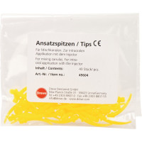 Ansatzspitzen - 40 darabos csomag, sárga - D49604