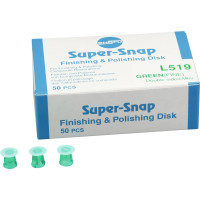 Super-Snap® - utántöltő csomag 50 Scheiben, zöld, Körnung fein, mini - L519