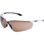 Hager iSpec® Comfort Fit - 1 db, Brille, Fassung fehér/fekete, Scheibe braun - 355590