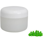 Kunststoffbacken - csomag 10 g Kontaktpulver, 10 pár Gummibacken - HSL 206-33