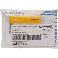hf Elektrodenansätze - 1 db, sárga, Nr. 12 - 452410