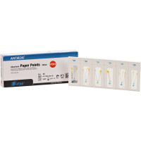 Papírcsúcs (29 mm) (2 %) (ISO 20), ISO 20 sterilen csomagolva, fehér, Papír, 29 mm, 180 darab