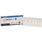 Papírcsúcs (29 mm) (2 %) (ISO 25), ISO 25 sterilen csomagolva, fehér, Papír, 29 mm, 180 darab