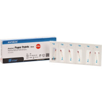 Papírcsúcs (29 mm) (2 %) (ISO 25), ISO 25 sterilen csomagolva, fehér, Papír, 29 mm, 180 darab