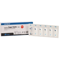 Papírcsúcs (29 mm) (2 %) (ISO 30), ISO 30 sterilen csomagolva, fehér, Papír, 29 mm, 180 darab