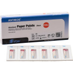 Papírcsúcs (29 mm) (2 %) (ISO 55), ISO 55 sterilen csomagolva, fehér, Papír, 29 mm, 180 darab