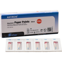 Papírcsúcs (29 mm) (2 %) (ISO 55), ISO 55 sterilen csomagolva, fehér, Papír, 29 mm, 180 darab