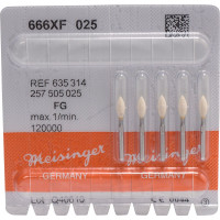 Keramische Schleifer 666, kerámia-csiszoló, fehér, ISO 025, FG, 5 darab