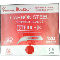 Swann-Morton® Skalpelle - 100 darabos csomag, Nr. 12D - 44013 Swann-Morton® Skalpelle - 100 darabos csomag, Nr. 12D - 44013