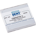 OMNIPIN II - Starter Kit 25 montierte Stifte klein, piros/Titan, .021'/0,6 mm, 1 Bohrer, 1 Handgriff - 86366