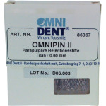 OMNIPIN II - 100 darabos utántöltő csomag, Titan, .021'/0,6 mm - 86367