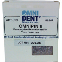 OMNIPIN II - 100 darabos utántöltő csomag, Titan, .021'/0,6 mm - 86367