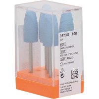 Silikonpolierer 9573, szilikon polírozó, (műanyag) türkis ISO 100, HP, 5 darab