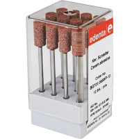 Csiszoló (Fém) (731), Kézidarab (HP, Ø 2,35 mm, ISO 104, 44,5 mm) ISO 65 Henger, durva, Nemeskorund - Kerámia, 30.000 f/p, 12 darab