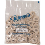 Miniaturbürste, polírozó kefe, kecskeszőr fehér, Ø 19 mm, szereletlen, 100 darab