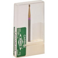 Titanium (73), Labor frézer (Q-fogazás), Kézidarab (HP, Ø 2,35 mm, ISO 104, 44,5 mm) ISO 14 finom, Keresztvágatú fogazás (ISO 137), Titánnitrid bevonatú keményfém, 3 mm, 1 darab