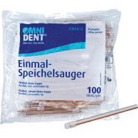 Omni Speichelsauger - 100 darabos csomag, lose Kappe átlátszó - 87421
