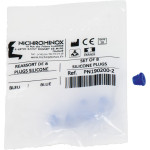 Szilikon betétekkel - Pack 6 db kék