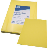 Schwebetischauflagen - 250 darabos csomag, 28 x 36 cm, sárga - 88104