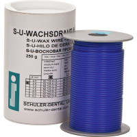 S-U-WACHSDRAHT Rolle 250 g blau, Ø 2,5 mm, mittel hart