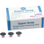 Super-Snap® - utántöltő csomag 50 Scheiben, lila, Körnung mittel, Beschichtung schaftseitig, standard - L509