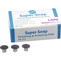 Super-Snap® - utántöltő csomag 50 Scheiben, lila, Körnung mittel, Beschichtung schaftseitig, standard - L509