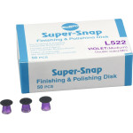 Super-Snap® - utántöltő csomag 50 Scheiben, lila, Körnung mittel, mini - L522