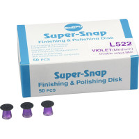 Super-Snap® - utántöltő csomag 50 Scheiben, lila, Körnung mittel, mini - L522