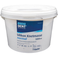 Silikon Knetmasse - Eimer 5,8 Liter ohne Härter normál, Shore 60, fehér - 88463