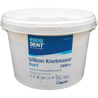 Silikon Knetmasse - Eimer 5,8 Liter ohne Härter kemény, Shore 70, sárga - 88464