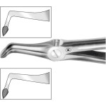 Spezialzangen - 1 db, HSA 121-49, Figur 49, für untere Wurzeln - HSA 121-49 Spezialzangen - 1 db, HSA 121-49, Figur 49, für untere Wurzeln - HSA 121-49