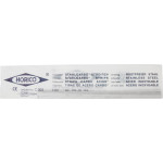 Stahlcarbo® Streifen - 12 darabos csomag, piros, einseitig, 3 mm breit, Stärke 0,09 mm - C303