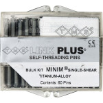TMS® LINK - Bulkpackung 60 Titan-Einzelstifte, Minim silber EL822-60 - EL82260