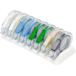 EZ-ID Markierungsbänder Zirc - Sortiment 8 Abrollspender, Bandlänge 91cm, pastell, Farben A - I - 70Z305