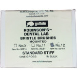 Abbott-Robinson-Bürsten Packung 12 darab, Nr. 9, x-Hart