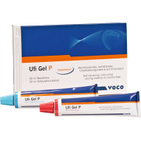 Ufi Gel P, Alábélelo-anyag, Tubusok, szagsemleges, semleges ízű, biokompatibilis, Bázis anyag + Katalizátor, 50 ml, 2 darab