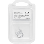 KKD® Kofferdam Klammern triColor Antireflect - 1 db, platin matt, Nr. 1, für felső Prämolaren - 2211