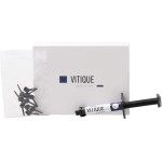 Vitique - csomag 6 g Spritze Zement BL, 10 Veneer-Tips - 213042