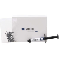 Vitique - csomag 6 g Spritze Zement BL, 10 Veneer-Tips - 213042