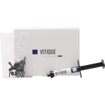 Vitique - csomag 6 g Spritze Zement white, 10 Veneer-Tips - 213044