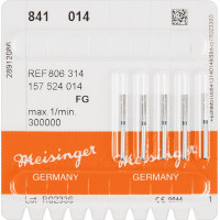 Diamanten 841, gyémántcsiszoló, kék, ISO 014, FG, 5 darab