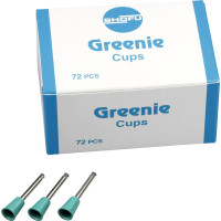 Silikonpolierer GREENIE®, szilikon polírozó, (fém, amalgám), kehely, RA, 72 darab