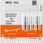 Diamanten 863 Packung 5 Diamanten grün ISO 012, FG