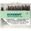 BONDENT® Pins - Bulkpackung 50 Pins Titanium Alloy gelber Punkt - DB50LT