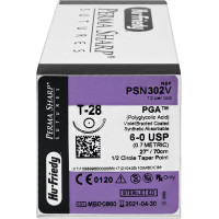 Nahtmaterial - 12 darabos csomag, PGA 6-OA/T-28 - PSN302V