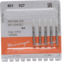 Diamanten 801, gyémántcsiszoló, kék, ISO 027, RA, 5 darab