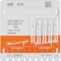 Diamanten 808, gyémántcsiszoló, kék, ISO 014, FG, 5 darab