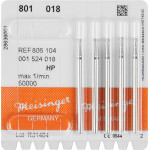 Diamanten 801, gyémántcsiszoló, kék, ISO 018, HP, 5 darab